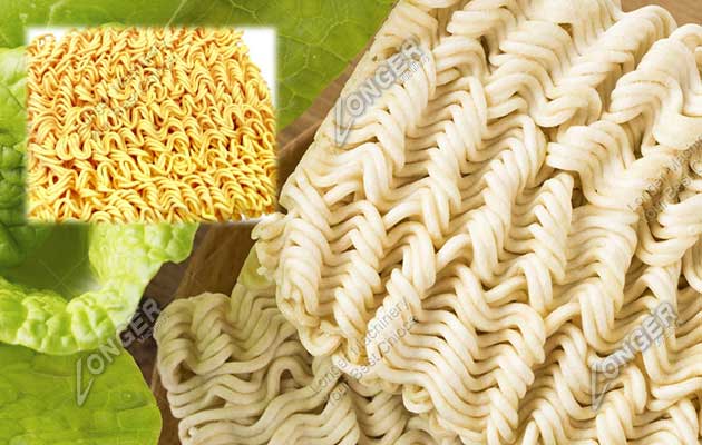 what is the difference between the fried instant noodle from non-fried instant noodle