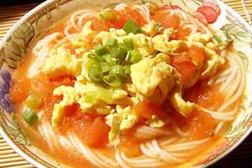 how to make tomato egg noodle